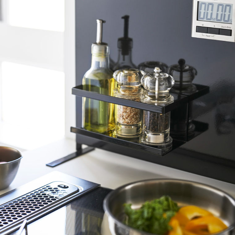 マグネットラック タワー 山崎実業 tower ホワイト/ブラック 5128 5129 タワーシリーズ