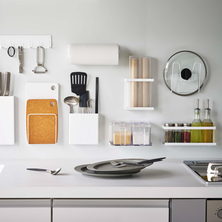 マグネットラック ワイド タワー 山崎実業 tower ホワイト/ブラック 5130 5131 タワーシリーズ