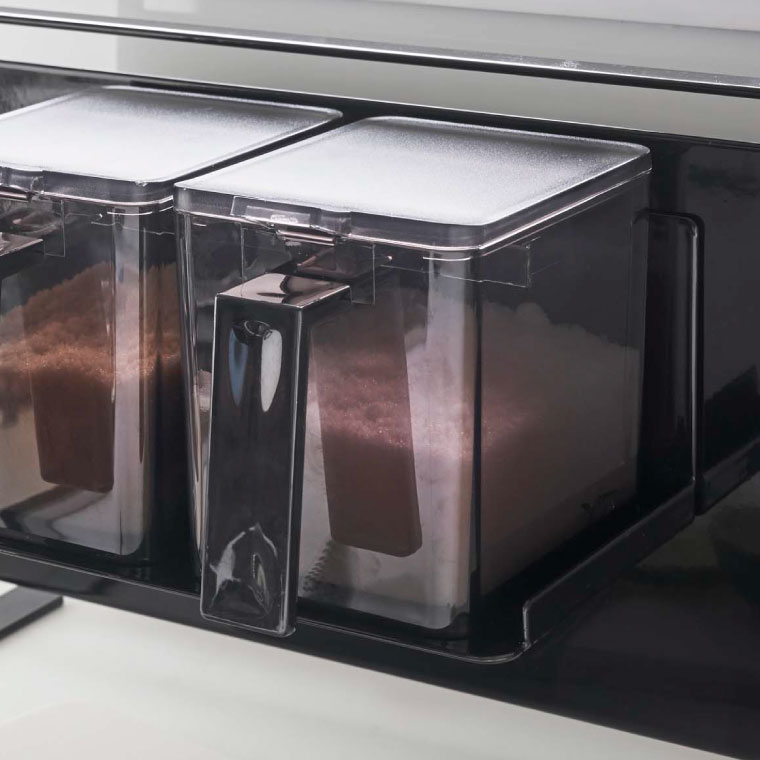 マグネット調味料ストッカーラック タワー 山崎実業 tower ホワイト/ブラック 5132 5133 タワーシリーズ