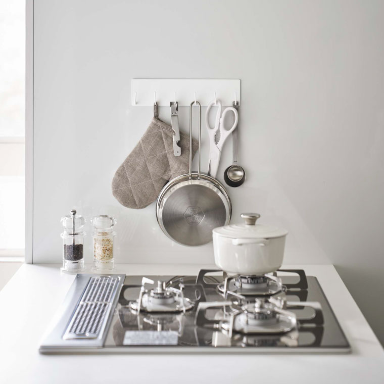 マグネットキッチンツールフック タワー 山崎実業 tower おたま掛け ホワイト/ブラック 5134 5135 タワーシリーズ