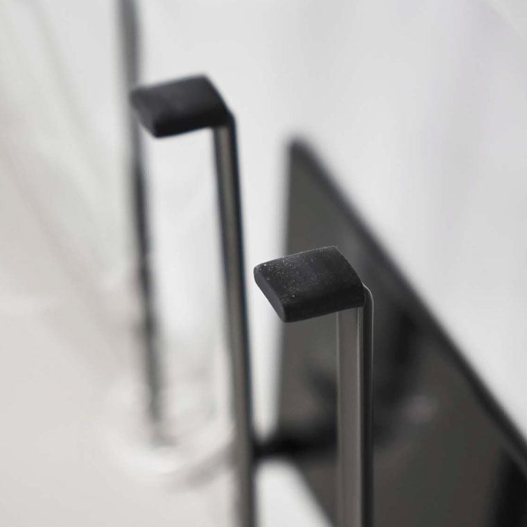 マグネットグラス＆ボトルホルダー タワー 山崎実業 tower ホワイト/ブラック 5136 5137 タワーシリーズ