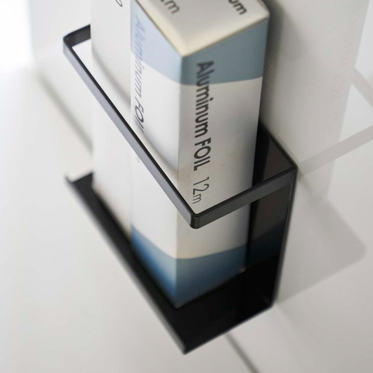 マグネットラップホルダー スリム タワー 山崎実業 tower ホワイト/ブラック 5144 5145 タワーシリーズ