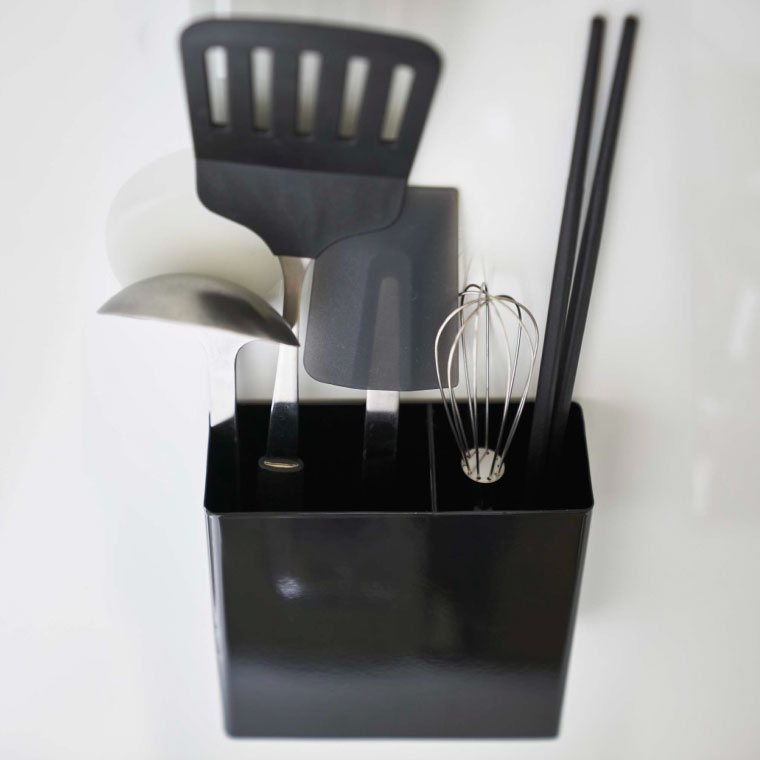 マグネットキッチンツールスタンド タワー 山崎実業 tower ホワイト/ブラック 5146 5147 タワーシリーズ