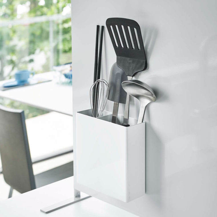 マグネットキッチンツールスタンド タワー 山崎実業 tower ホワイト/ブラック 5146 5147 タワーシリーズ
