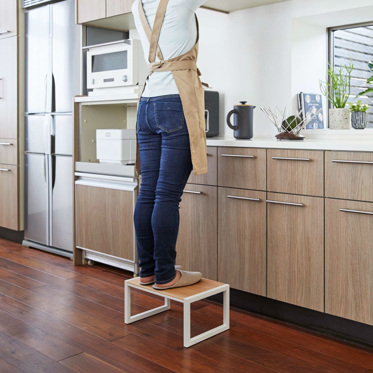 踏み台 タワー 山崎実業 tower ホワイト/ブラック 5158 5159 タワーシリーズ