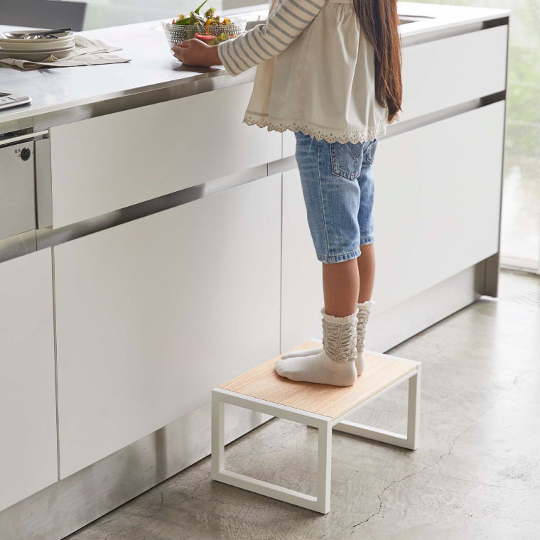 踏み台 タワー 山崎実業 tower ホワイト/ブラック 5158 5159 タワーシリーズ