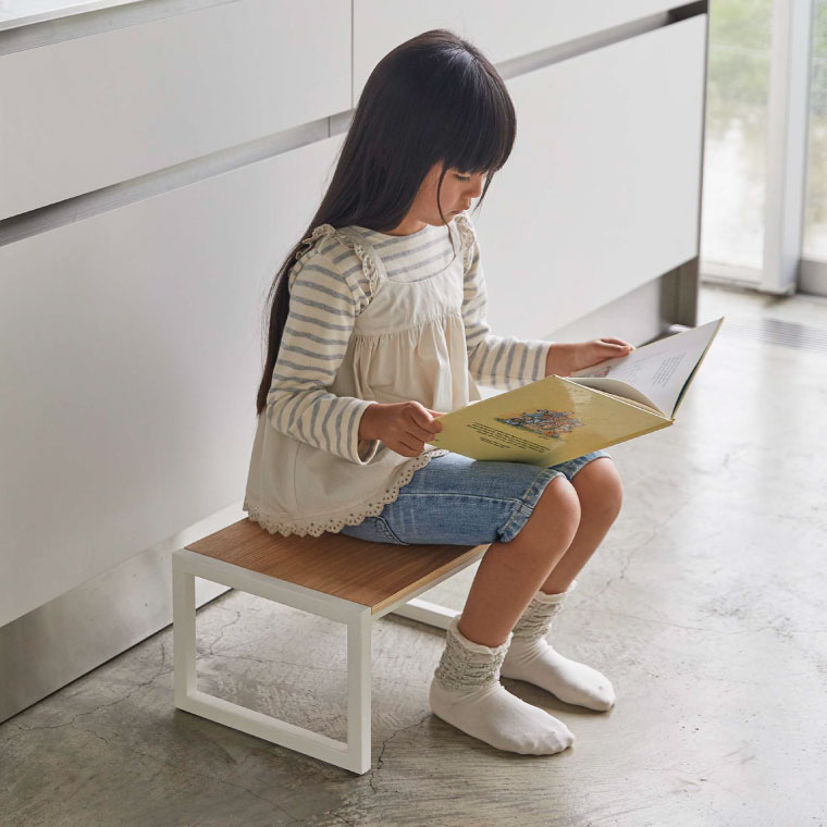 踏み台 タワー 山崎実業 tower ホワイト/ブラック 5158 5159 タワーシリーズ