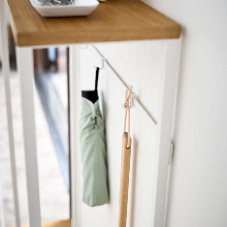 コンソールテーブル タワー 山崎実業 tower ホワイト/ブラック 5164 5165 タワーシリーズ