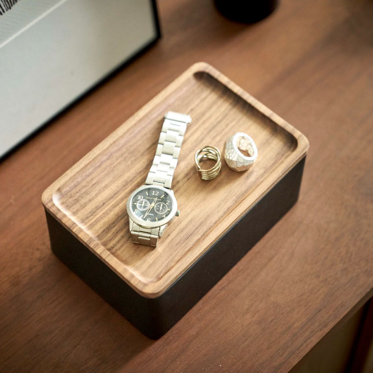 サングラス＆アクセサリー収納ケース リン 山崎実業 RIN ブラウン/ナチュラル 5166 5167 タワーシリーズ