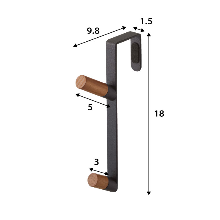 ドアハンガー タワー 山崎実業 tower ホワイト/ブラック 5171 5172 タワーシリーズ