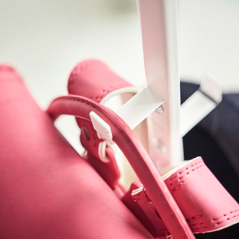 キッズパネル付きハンガーラック タワー 山崎実業 tower ホワイト/ブラック 5175 5176 タワーシリーズ