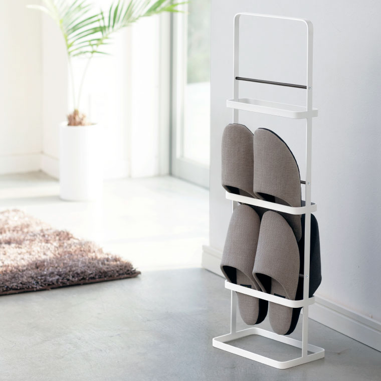 スリッパラック タワー 山崎実業 tower ホワイト/ブラック 6098 6099 タワーシリーズ