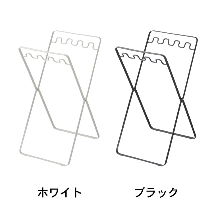レジ袋スタンド タワー 山崎実業 tower ホワイト/ブラック 6340 6341 タワーシリーズ