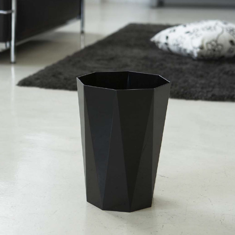 ゴミ箱 トラッシュカン ダイヤ 山崎実業 ごみ箱 ホワイト/ブラック 6411 6412 タワーシリーズ