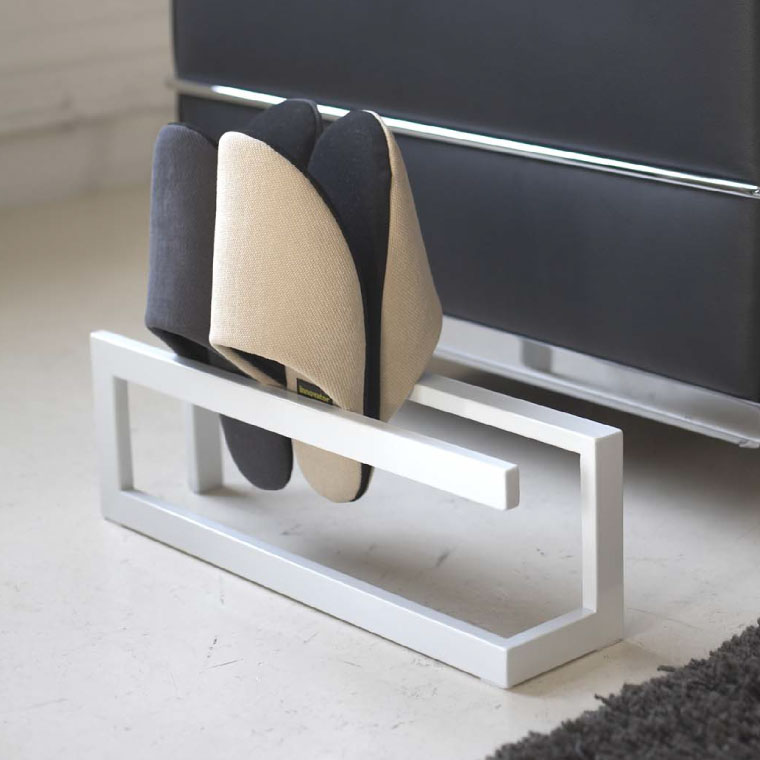 スリッパラック ライン 山崎実業 LINE スリッパ立て ホワイト/ブラック 6461 6462 タワーシリーズ