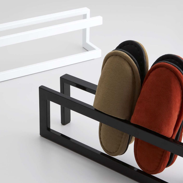 スリッパラック ライン 山崎実業 LINE スリッパ立て ホワイト/ブラック 6461 6462 タワーシリーズ