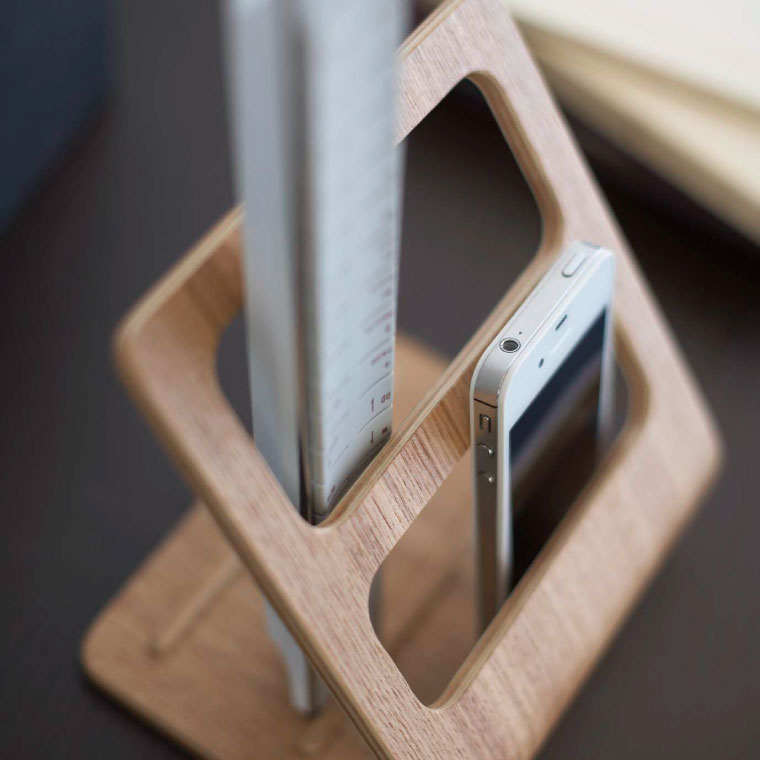 リモコンラック リン 山崎実業 RIN ブラウン/ナチュラル 6492 7361 タワーシリーズ