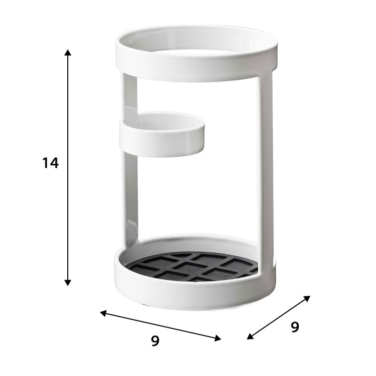 ツールスタンド タワー 山崎実業 tower 菜箸立て ホワイト/ブラック 6773 6774 タワーシリーズ