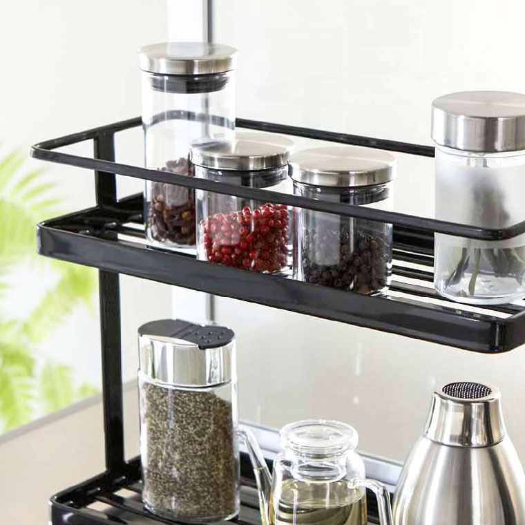 キッチンスタンド タワー 山崎実業 tower 調味料ラック ホワイト/ブラック 6777 6778 タワーシリーズ