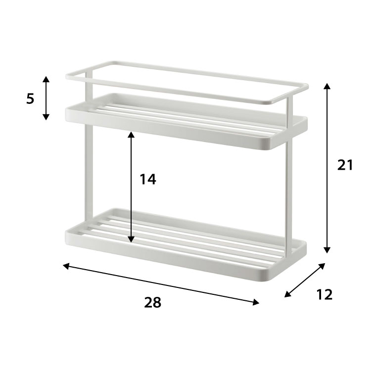 キッチンスタンド タワー 山崎実業 tower 調味料ラック ホワイト/ブラック 6777 6778 タワーシリーズ