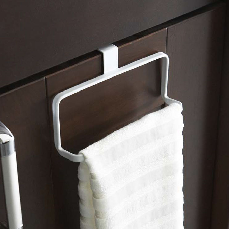 キッチンタオルハンガー タワー 山崎実業 tower タオル掛け ホワイト/ブラック 6779 6780 タワーシリーズ