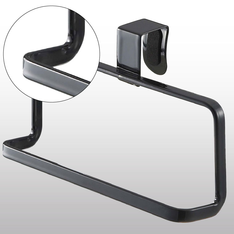 キッチンタオルハンガー タワー 山崎実業 tower タオル掛け ホワイト/ブラック 6779 6780 タワーシリーズ