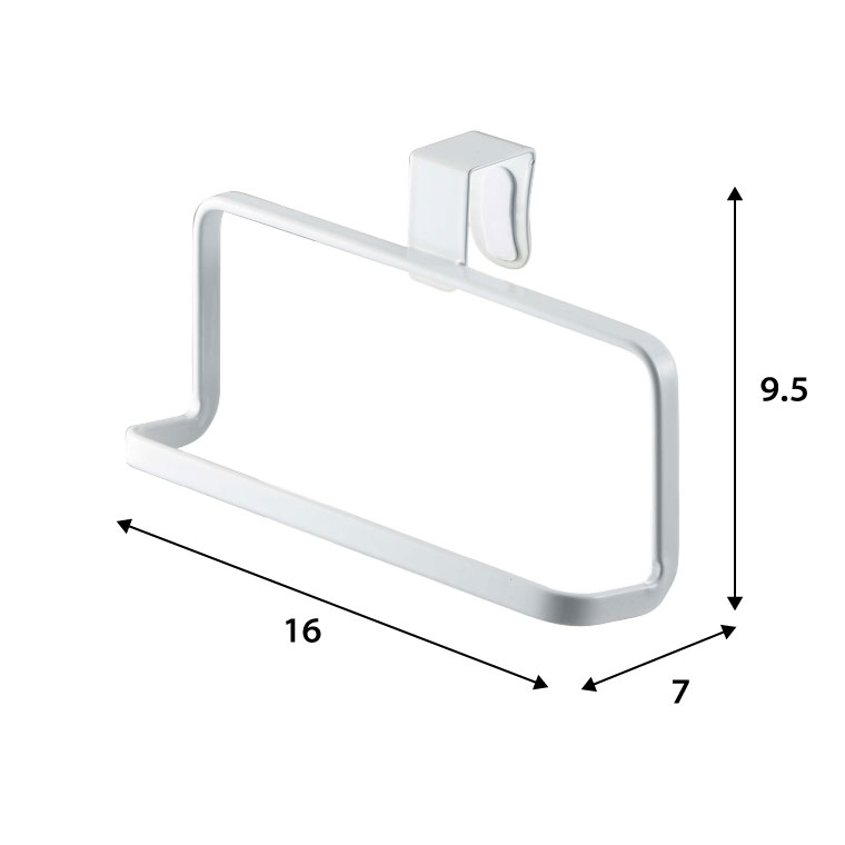 キッチンタオルハンガー タワー 山崎実業 tower タオル掛け ホワイト/ブラック 6779 6780 タワーシリーズ
