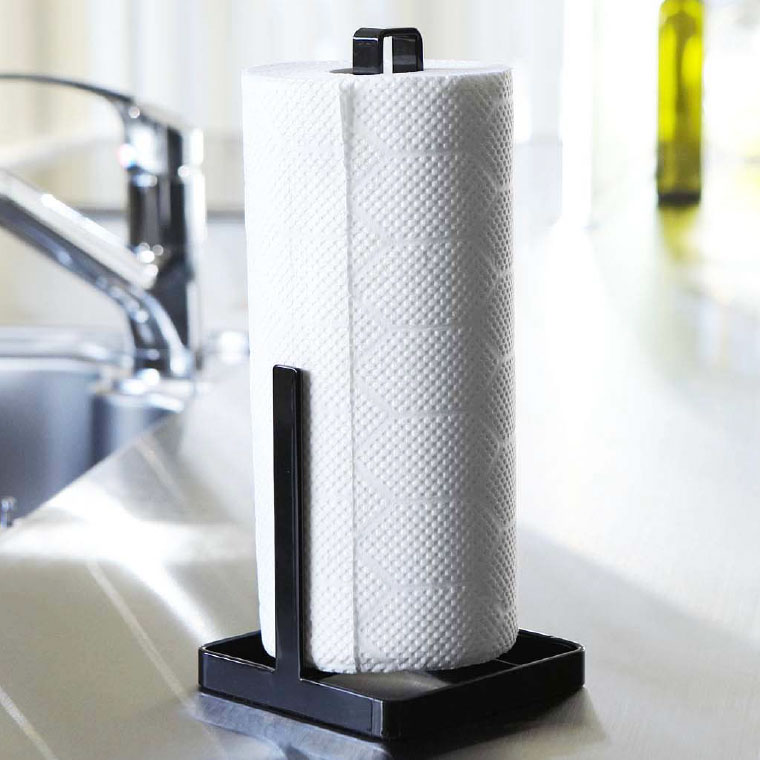キッチンペーパーホルダー タワー 山崎実業 tower ホワイト/ブラック 6781 6782 タワーシリーズ