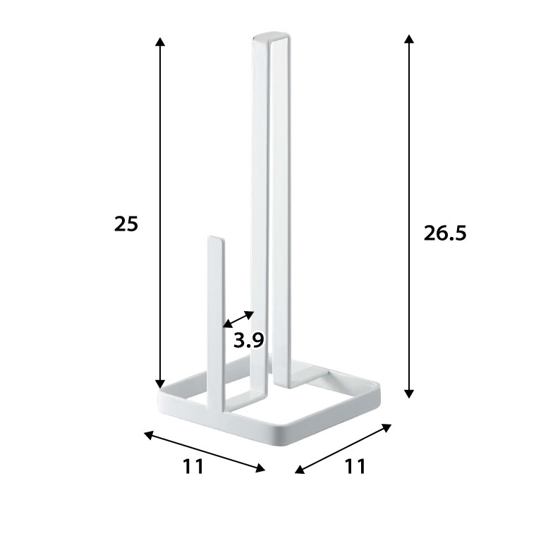 キッチンペーパーホルダー タワー 山崎実業 tower ホワイト/ブラック 6781 6782 タワーシリーズ