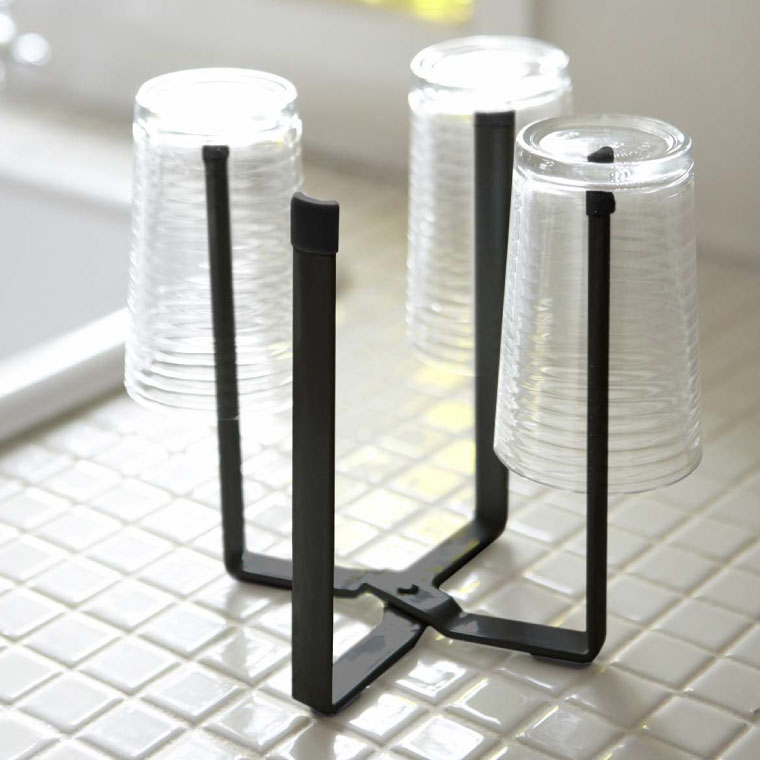 ポリ袋エコホルダー タワー 山崎実業 tower ホワイト/ブラック 6787 6788 タワーシリーズ