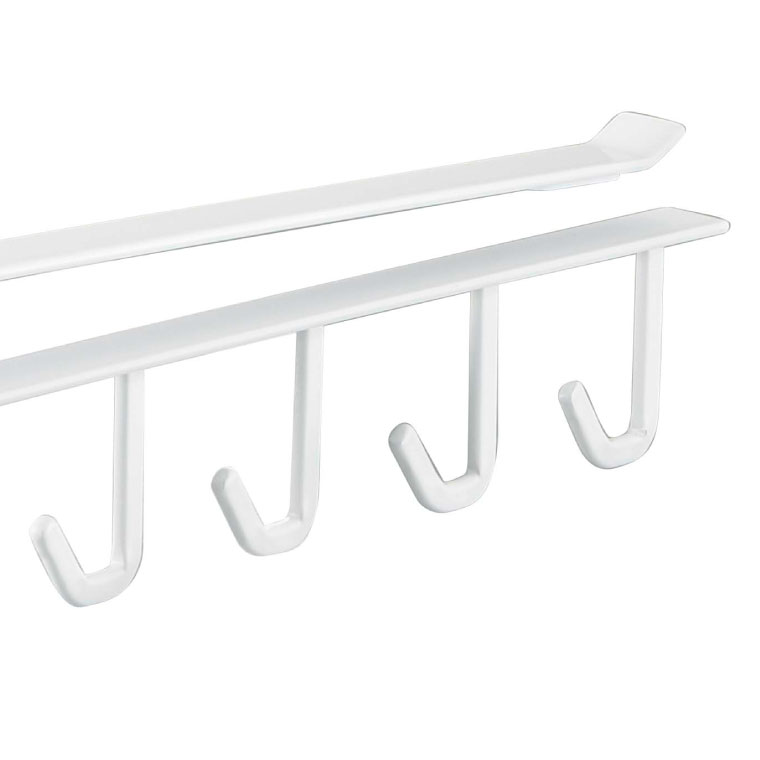 戸棚下キッチンツールフック タワー 山崎実業 tower ホワイト/ブラック 7117 7118 タワーシリーズ