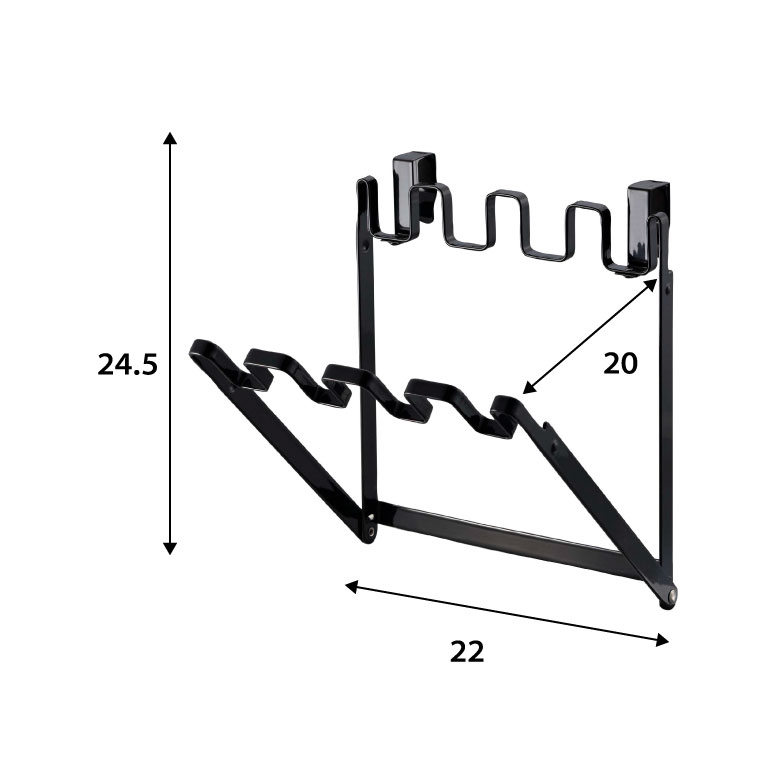 レジ袋ハンガー タワー 山崎実業 tower ゴミ箱 ホワイト/ブラック 7133 7134 タワーシリーズ