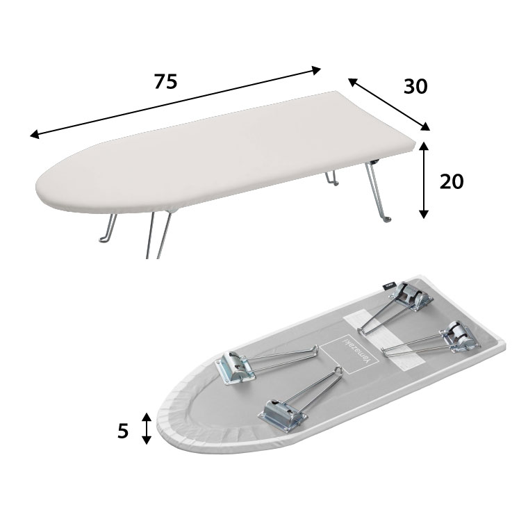 舟型アイロン台 タワー 山崎実業 tower ホワイト/ブラック 1220 1221 タワーシリーズ