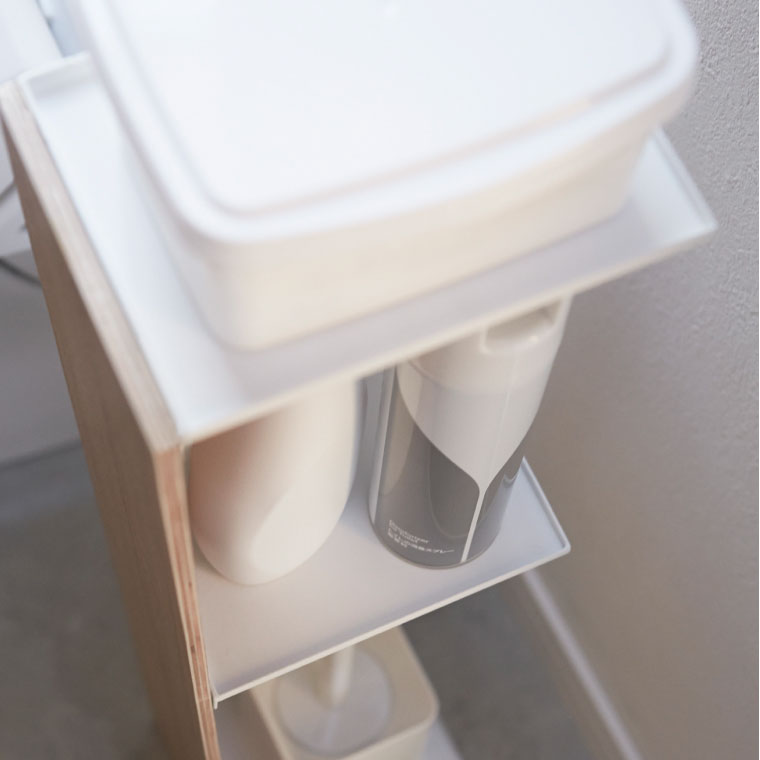 スリムトイレラック リン 山崎実業 RIN ブラウン ナチュラル 3192 3193