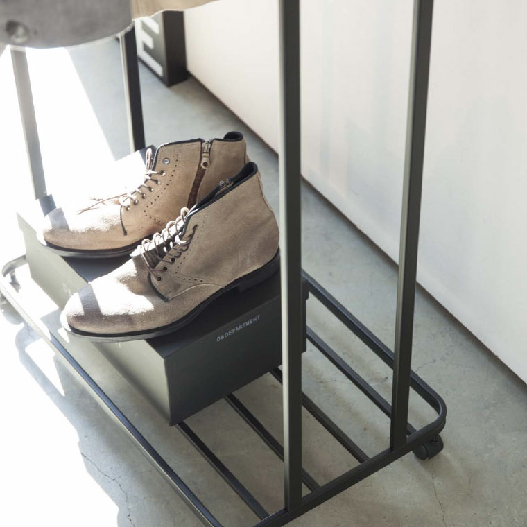 ハンガーラック キャスター付き タワー 山崎実業 tower ホワイト ブラック 3516 3517