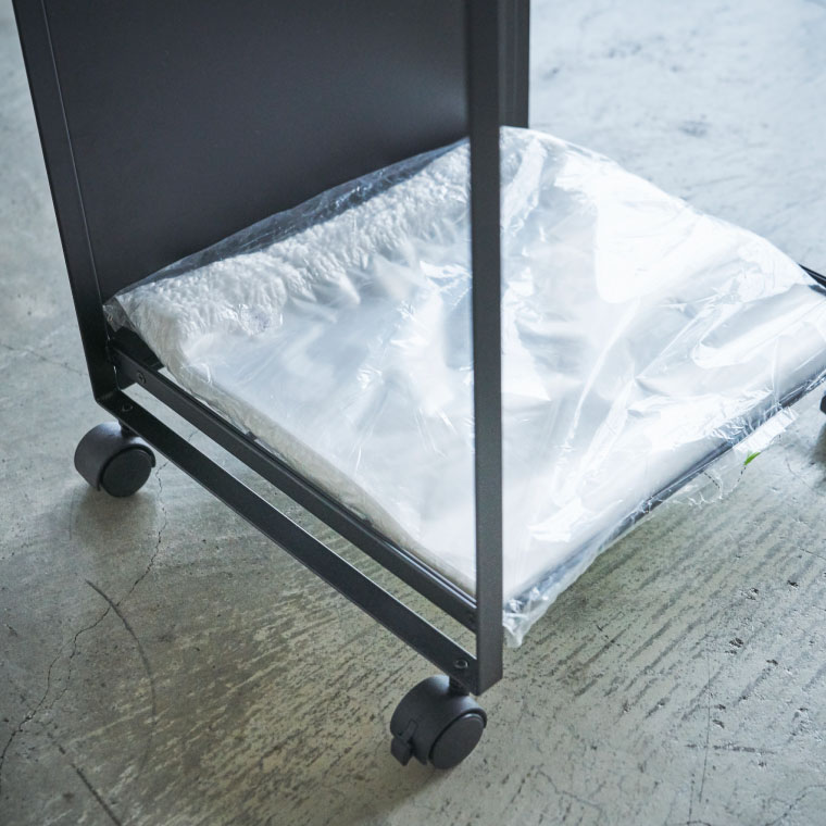 目隠し分別ダストワゴン ２分別 タワー 山崎実業 tower ホワイト ブラック 4330 4331