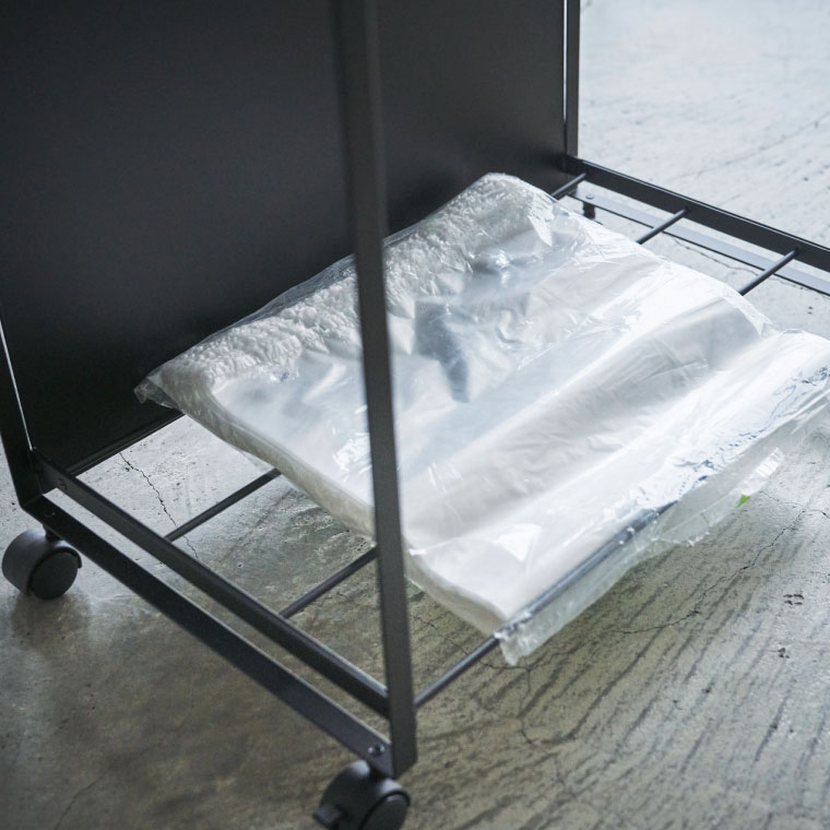 目隠し分別ダストワゴン ３分別 タワー 山崎実業 tower ホワイト ブラック 4332 4333