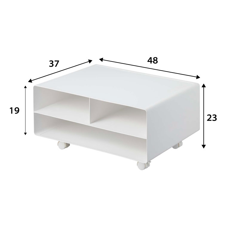ツーウェイプリンター収納ラック タワー 山崎実業 tower ホワイト ブラック 4348 4349