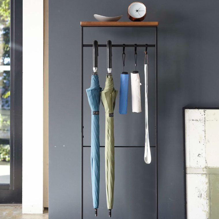 天板付き引っ掛け傘立て タワー 山崎実業 tower ホワイト ブラック 4970 4971