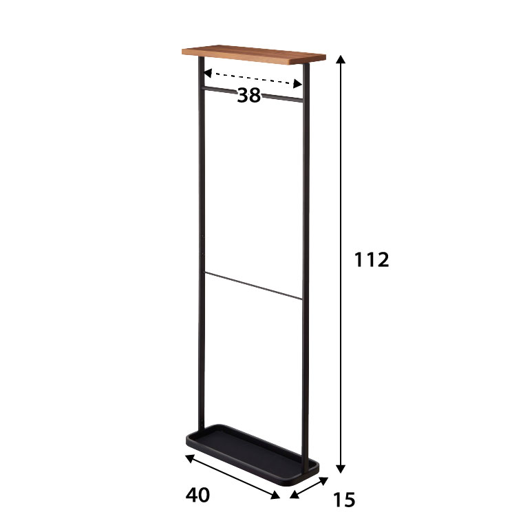 天板付き引っ掛け傘立て タワー 山崎実業 tower ホワイト ブラック 4970 4971