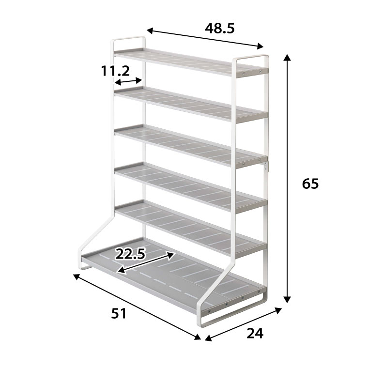 ミニカー＆レールトイラック タワー 山崎実業 tower ホワイト ブラック 5018 5019 / おもちゃ収納 おもちゃラック タワーシリーズ