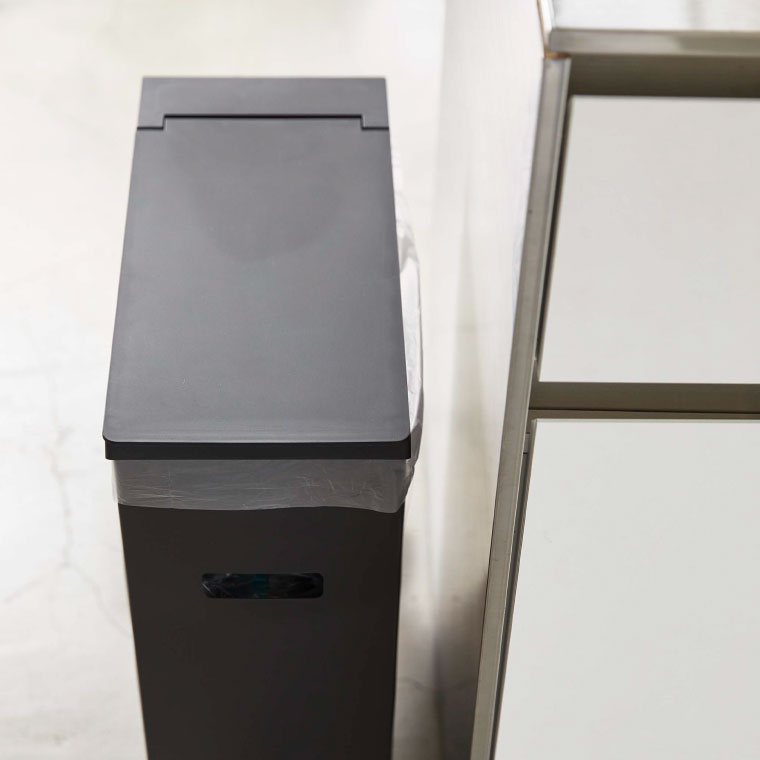 ゴミ箱 スリム蓋付きゴミ箱 タワー 山崎実業 tower ゴミ箱 45リットル ホワイト/ブラック 5203 5204 タワーシリーズ