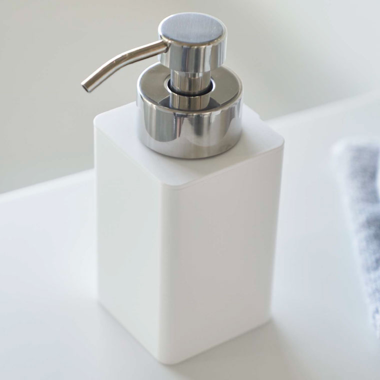 ディスペンサー 詰め替え用ディスペンサー 泡タイプ タワー 山崎実業 tower ホワイト/ブラック 5207 5208 タワーシリーズ