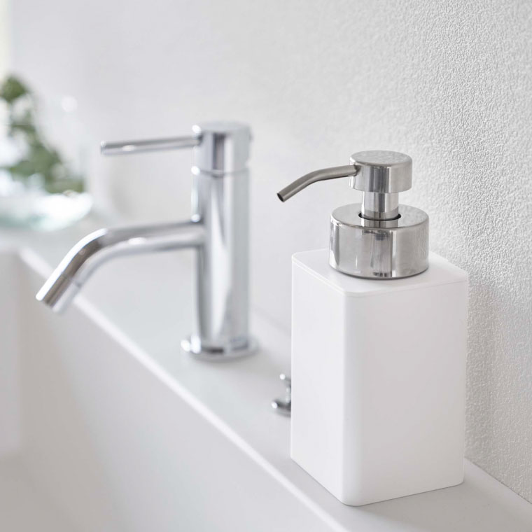 ディスペンサー 詰め替え用ディスペンサー 泡タイプ タワー 山崎実業 tower ホワイト/ブラック 5207 5208 タワーシリーズ