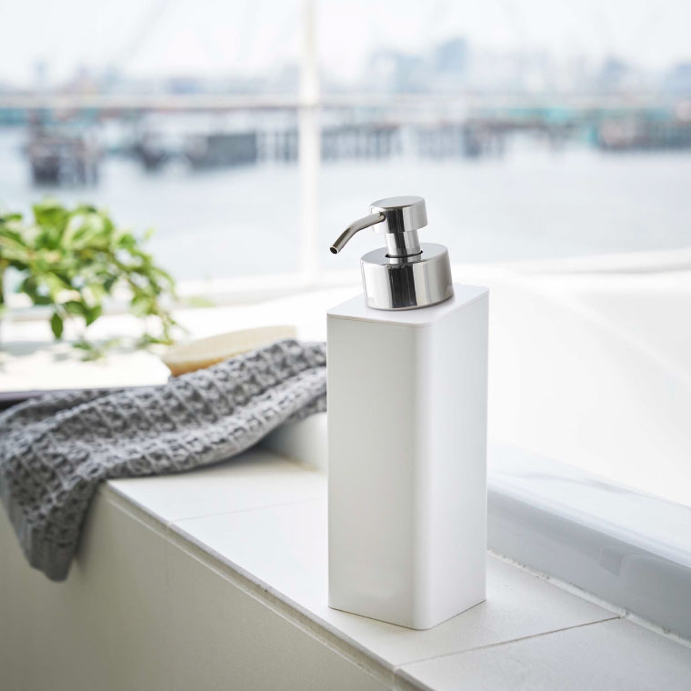 ディスペンサー マグネットツーウェイディスペンサー 泡タイプ タワー 山崎実業 tower ホワイト/ブラック 5210 5211 タワーシリーズ マグネット