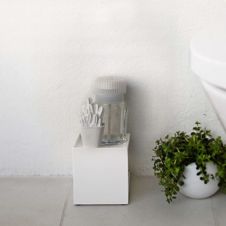 トイレットペーパーホルダー シングル タワー 山崎実業 tower ホワイト/ブラック 5228 5229 タワーシリーズ