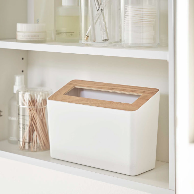 ゴミ箱 蓋付き卓上ゴミ箱 リン 山崎実業 rin ブラウン/ナチュラル 5230 5231 タワーシリーズ