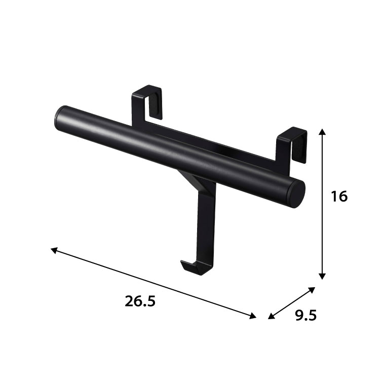 ランドセルラック 下駄箱扉ランドセル＆リュックハンガー タワー 山崎実業 tower ホワイト/ブラック 5238 5239 タワーシリーズ