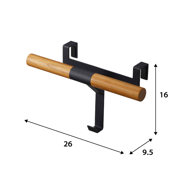 ランドセルラック 下駄箱扉ランドセル＆リュックハンガー リン 山崎実業 rin ブラウン/ナチュラル 5240 5241 タワーシリーズ