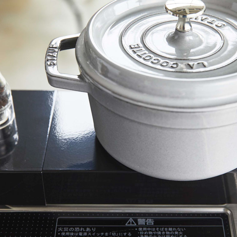 奥行ワイド棚付き伸縮排気口カバー タワー 山崎実業 tower 排気口カバー ホワイト/ブラック 5248 5249 タワーシリーズ